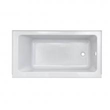 American Standard 2973202.011 - Studio® 60 x 30-Inch Integral Apron Bathtub With Left-Hand Outlet