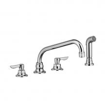 American Standard 6404141.002 - Monterrey® Bottom Mount Kitchen Faucet With Tubular Spout and Lever Handles 1.5 gpm/5.7 Lpf W
