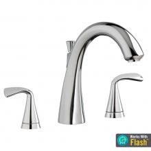 American Standard T186900.002 - Fluent® Bathtub Faucet With Lever Handles for Flash® Rough-In Valve
