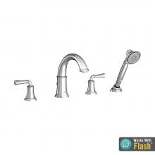 American Standard T420901.002 - Portsmouth Bathtub Faucet with Personal Shower for Flash Rough-in Valve with Lever Handles