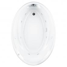 American Standard 2903018WC.020 - Savona® Oval 60 x 42-Inch Drop-in Bathtub With EverClean® Hydromassage System
