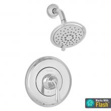 American Standard TU106507.002 - Patience® 1.8 gpm/6.6 L/min Shower Trim Kit With Water-Saving 3-Function Showerhead, Double C