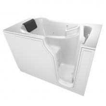 American Standard 3052.105.WRW - Gelcoat Premium Series 30 x 52 -Inch Walk-in Tub With Whirlpool System - Right-Hand Drain