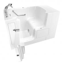 American Standard 3252OD.709.SLW-PC - Gelcoat Value Series 32 x 52 -Inch Walk-in Tub With Soaker System - Left-Hand Drain With Faucet