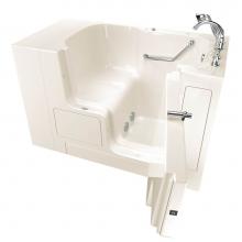 American Standard 3252OD.709.SRL-PC - Gelcoat Value Series 32 x 52 -Inch Walk-in Tub With Soaker System - Right-Hand Drain With Faucet