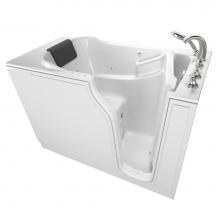 American Standard 3052.109.CRW - Gelcoat Premium Series 30 x 52 -Inch Walk-in Tub With Combination Air Spa and Whirlpool Systems -