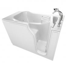 American Standard 3052.509.WRW - Gelcoat Value Series 30 x 52 -Inch Walk-in Tub With Whirlpool System - Right-Hand Drain With Fauce