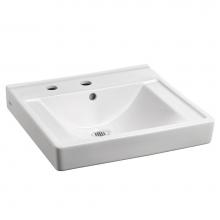 American Standard 9024021EC.020 - Decorum® Wall-Hung EverClean® Sink With Center Hole Only and Extra Left-Hand Hole