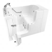 American Standard 3052OD.709.WLW-PC - Gelcoat Value Series 30 x 52 -Inch Walk-in Tub With Whirlpool System - Left-Hand Drain With Faucet