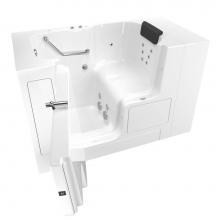 American Standard 3252OD.105.WLW-PC - Gelcoat Premium Series 32 x 52 -Inch Walk-in Tub With Whirlpool System - Left-Hand Drain