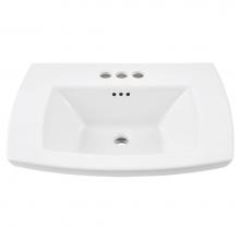 American Standard 0445400.020 - Edgemere® 4-Inch Centerset Pedestal Sink Top and Leg Combination