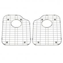 American Standard 7436000.075 - 2-Pack 11.93-in x 16.73-in Stainless Steel Sink Grids