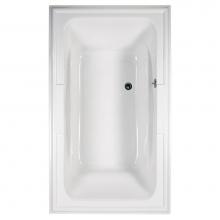 American Standard 2742048WC.020 - Town Square® 72 x 42-Inch Drop-In Bathtub With EcoSilent® EverClean® Hydromassage S