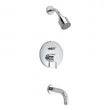 American Standard T064WDXH602.002 - Serin® Tub and Shower Trim Kit, Double Ceramic Pressure Balance Cartridge With Lever Handle