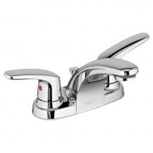 American Standard 7075F05200.002 - Colony® PRO 4-Inch Centerset 2-Handle Bathroom Faucet 0.5 gpm/1.9 Lpm With Lever Handles