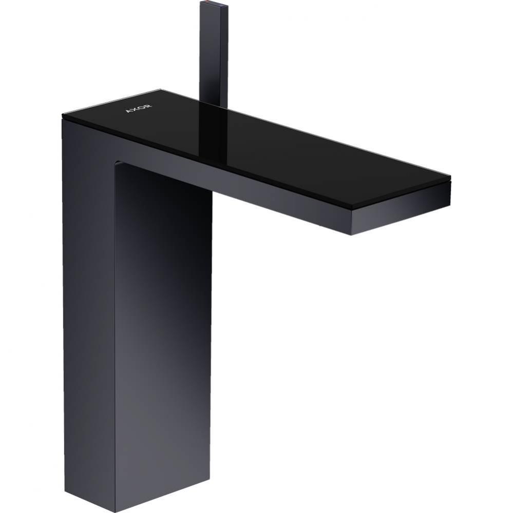 MyEdition Single-Hole Faucet 230, 1.2 GPM in Satin Black / Black Glass