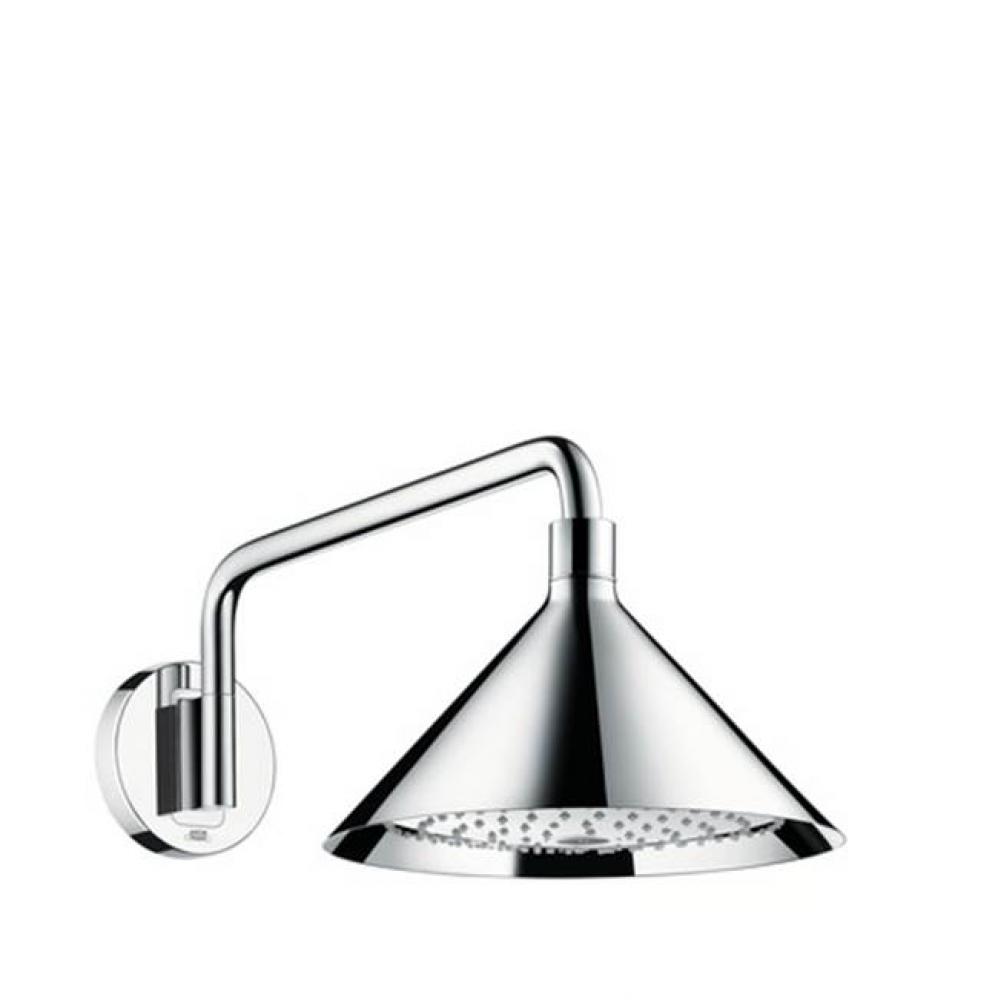 Front Showerhead 240 2-Jet with Showerarm Trim, 2.5 GPM in Chrome