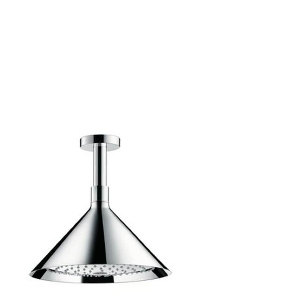 Front Showerhead 240 2-Jet with Ceiling Connector, 2.5 GPM in Chrome