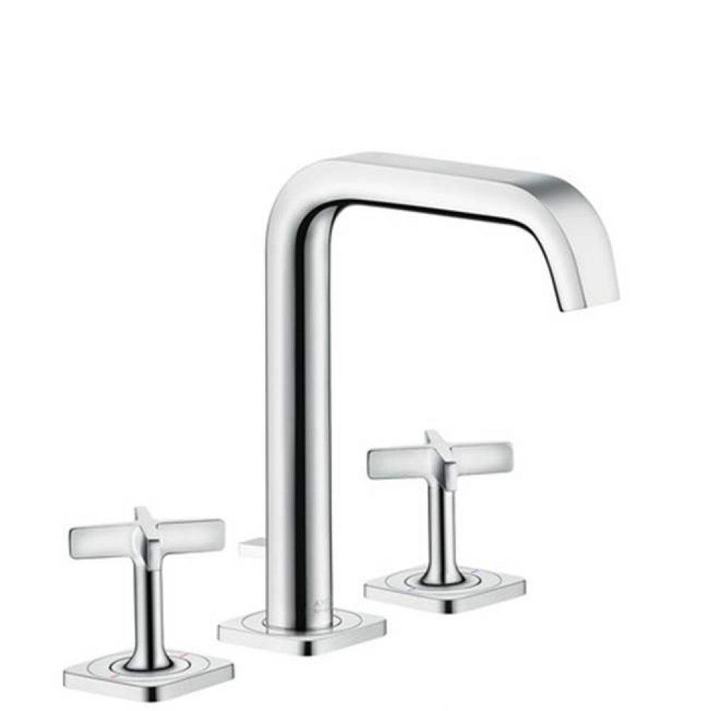Citterio E Widespread Faucet 170 with Pop-Up Drain, 1.2 GPM in Chrome