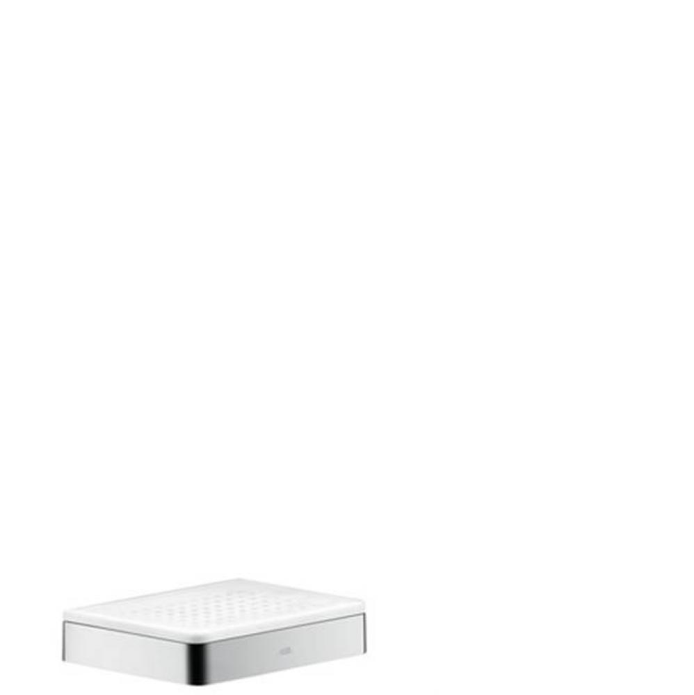 Universal SoftSquare Soap Dish in Chrome