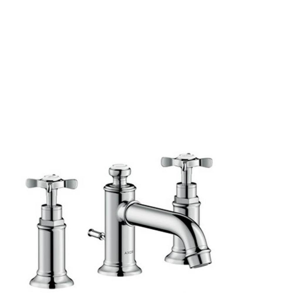 Montreux Widespread Faucet 30 with Cross Handles and Pop-Up Drain, 1.2 GPM in Chrome