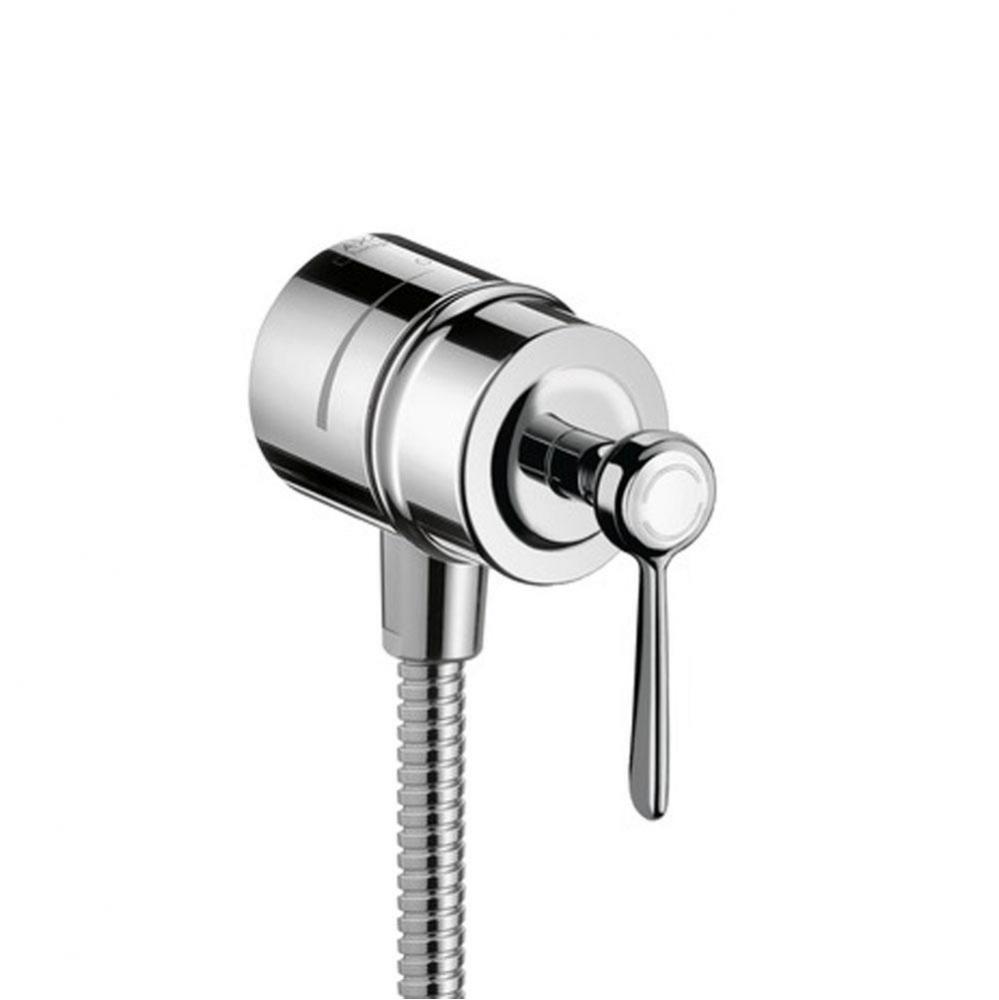 Montreux Wall Outlet with Check Valves and Volume Control, Lever Handle in Chrome