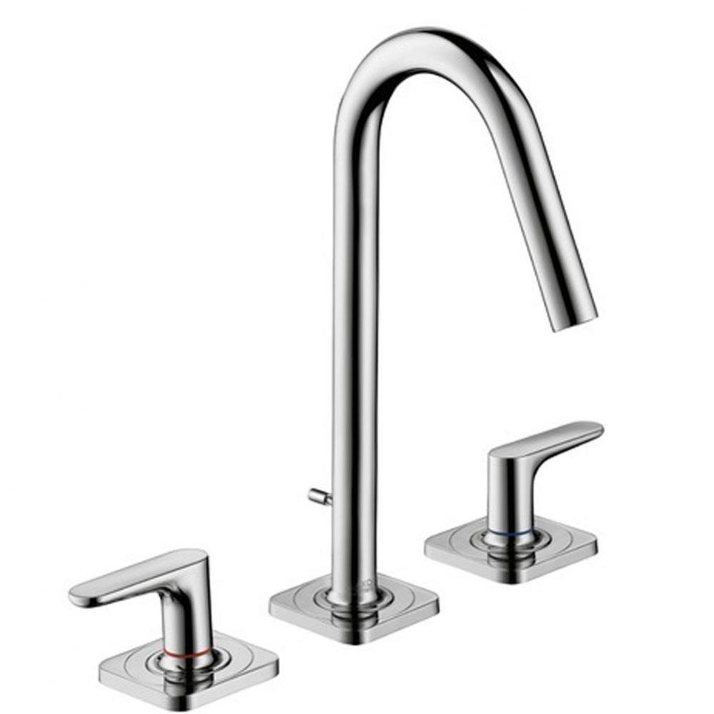 Citterio M Widespread Faucet 160 with Pop-Up Drain, 1.2 GPM in Chrome