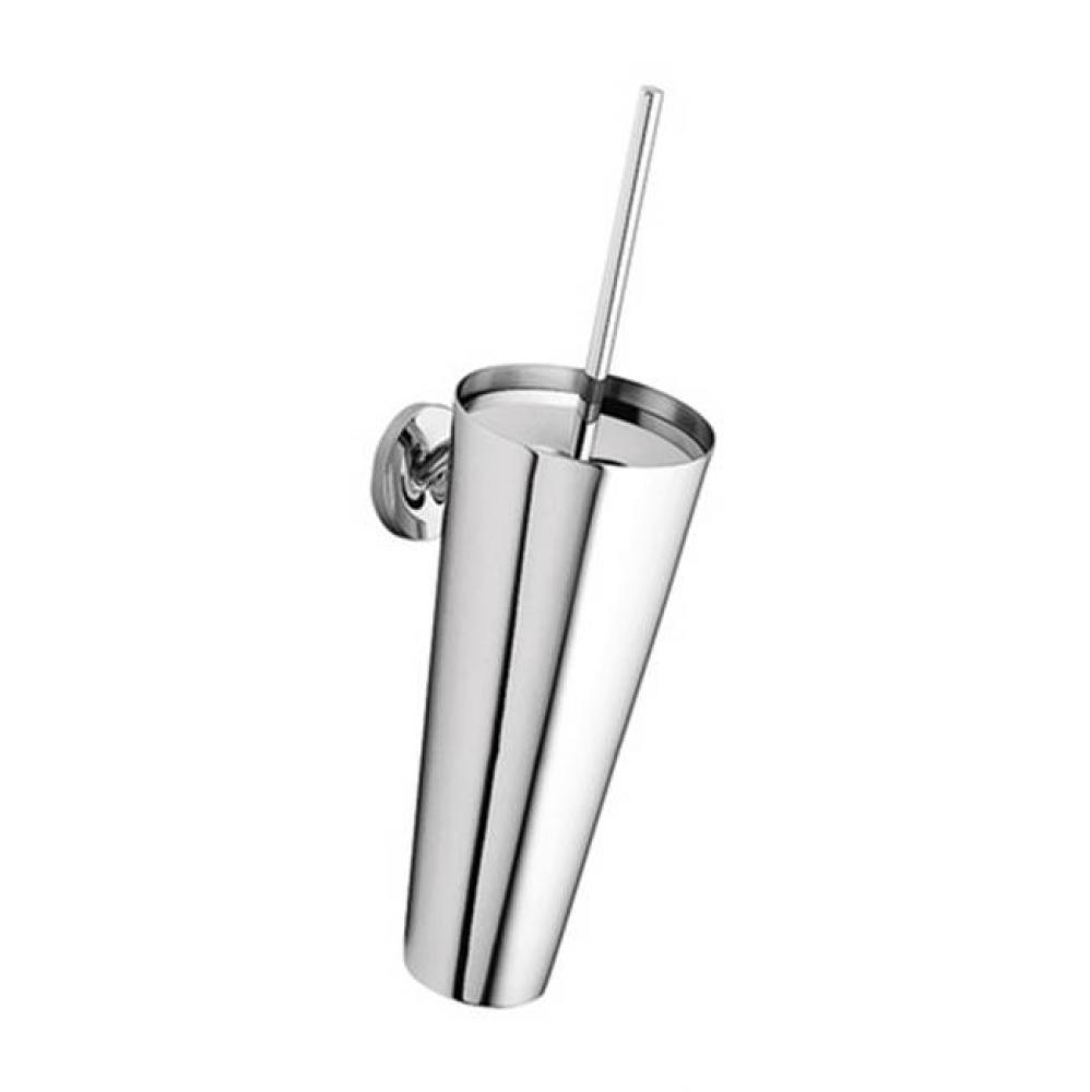 Starck Toilet Brush with Holder Wall-Mounted in Chrome