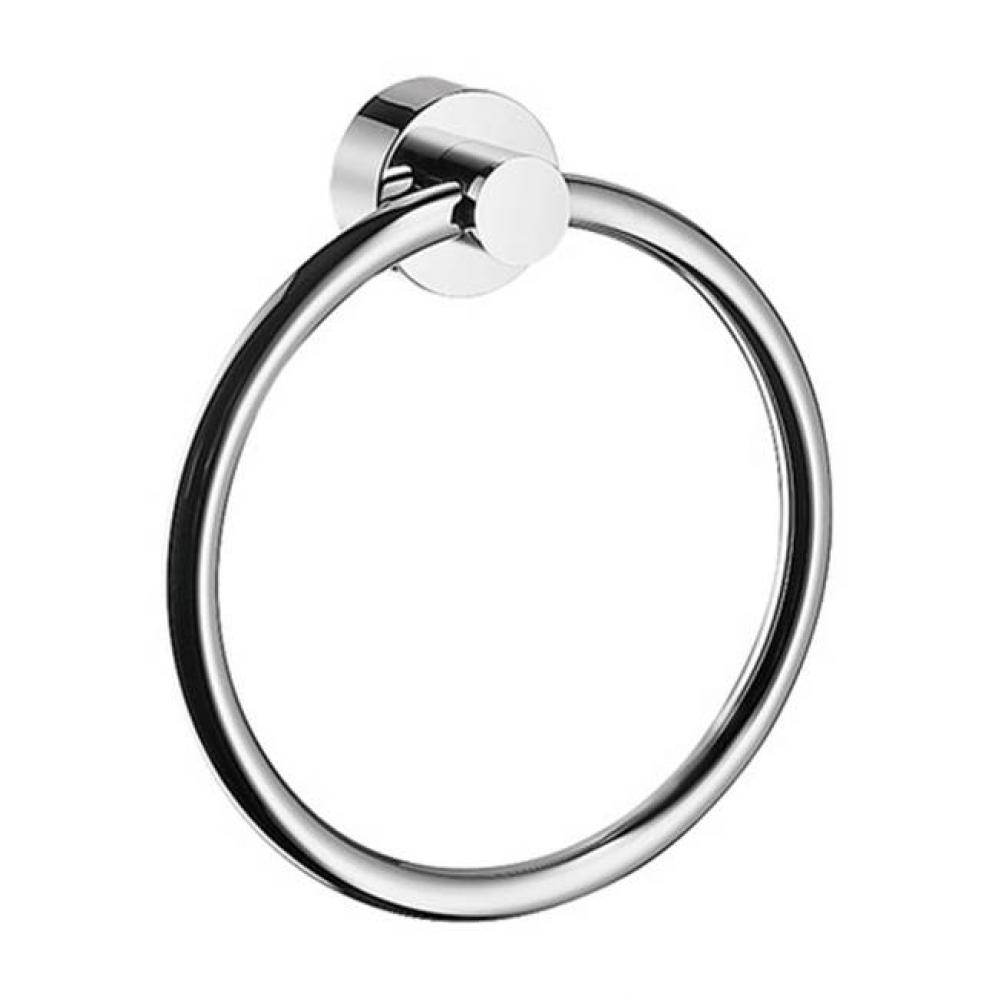 Uno Towel Ring in Chrome