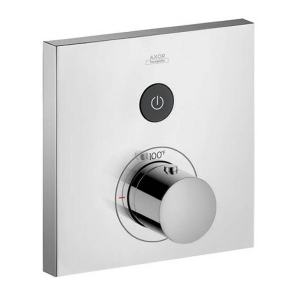 ShowerSelect Thermostatic Trim Square for 1 Function in Chrome