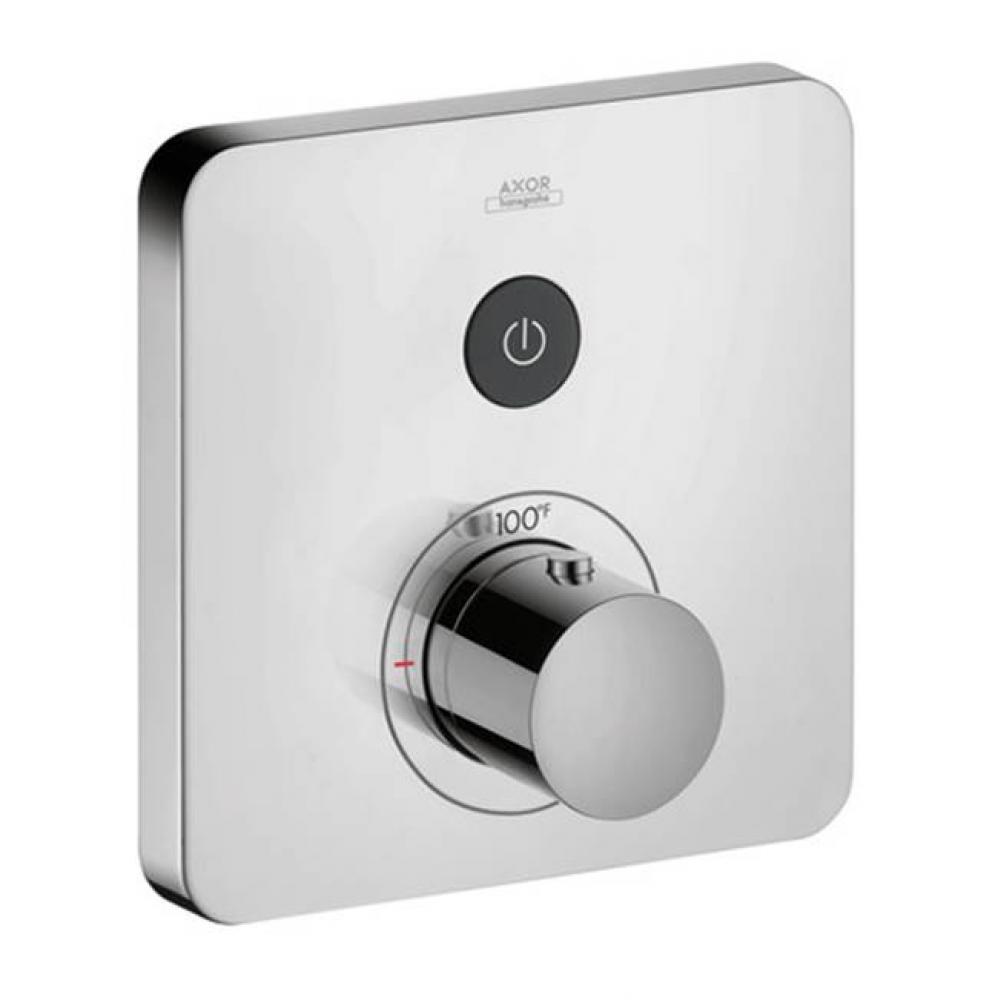 ShowerSelect Thermostatic Trim SoftCube for 1 Function in Chrome
