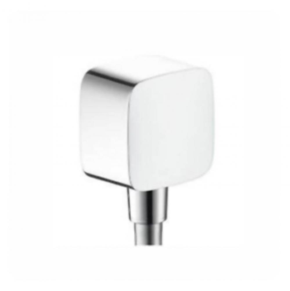 ShowerSolutions Wall Outlet SoftCube with Check Valves in Chrome