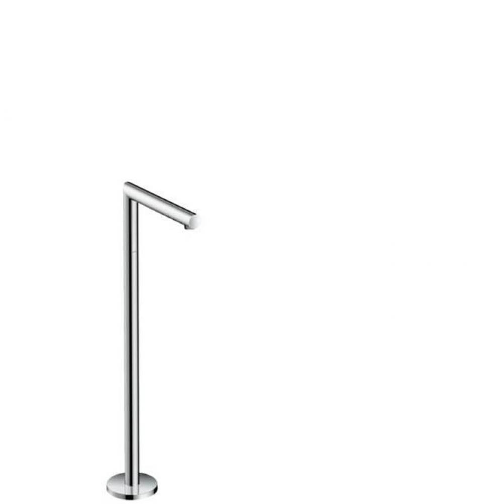 Uno Tub Spout Freestanding in Chrome