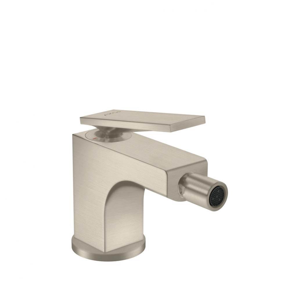 Citterio Single-Hole Bidet Faucet in Brushed Nickel