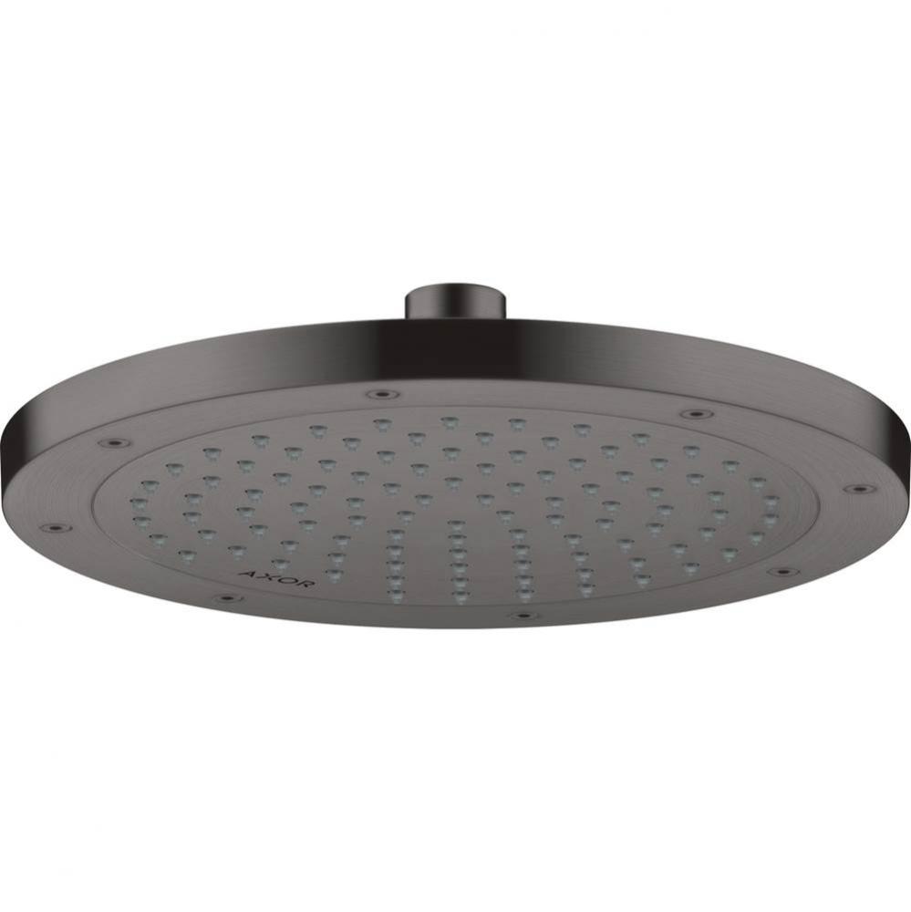 AXOR ShowerSolutions Showerhead 245 1-Jet, 1.5 GPM in Brushed Black Chrome
