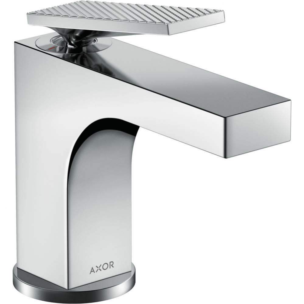 Citterio Single-Hole Faucet 90 with Pop-Up Drain- Rhombic Cut, 1.2 GPM in Chrome