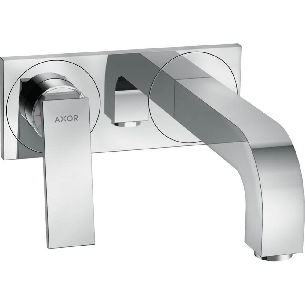 Citterio Wall-Mounted Single-Handle Faucet Trim with Base Plate, 1.2 GPM in Chrome