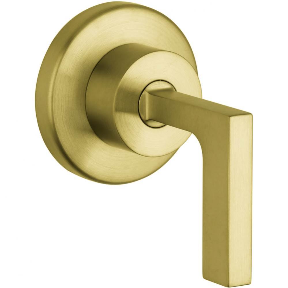 AXOR Citterio Volume Control Trim with Lever Handle in Brushed Gold Optic