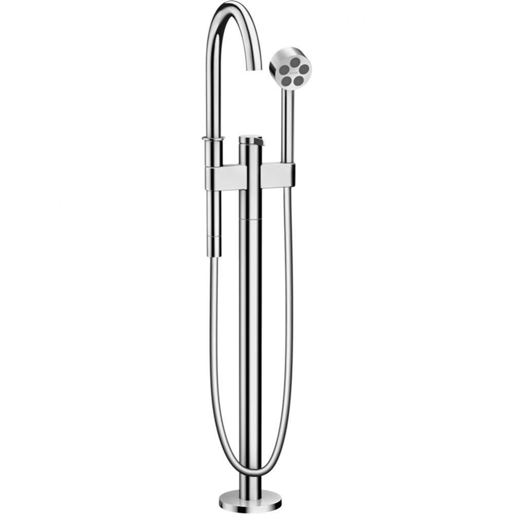 ONE Freestanding Tub Filler Trim with 1.75 GPM Handshower in Chrome