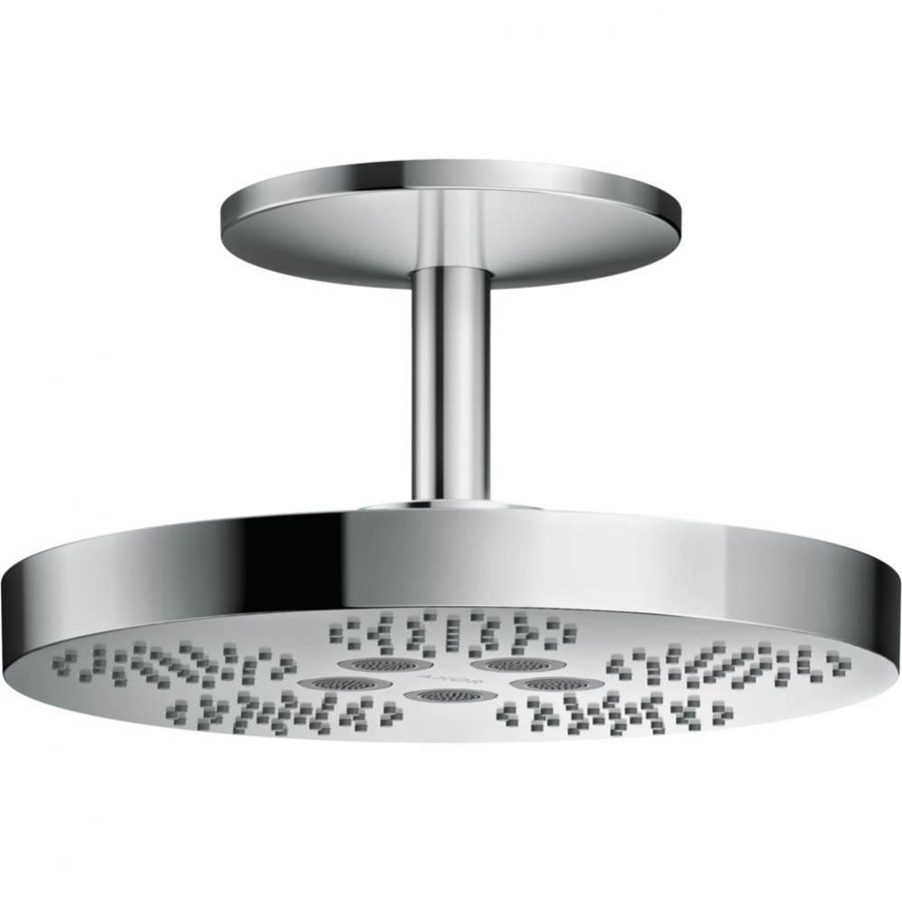 ONE Showerhead 280 2-Jet with Ceiling Mount Trim, 2.5 GPM in Chrome