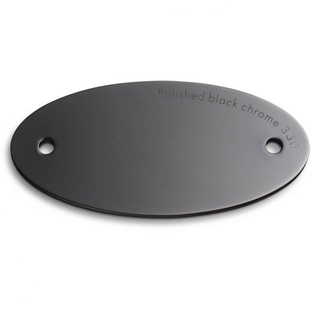 Finish Sample Chip in Polished Black Chrome