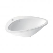 Axor 42310000 - AXOR Massaud Drop-In Sink 545/469 with 1 Hole in Alpine White