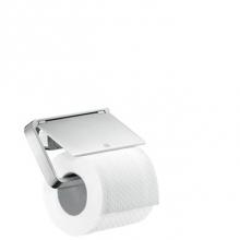 Axor 42836000 - Universal SoftSquare Toilet Paper Holder with Cover in Chrome
