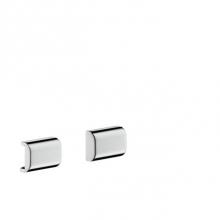 Axor 42871000 - Universal SoftSquare Cover for Rail (2 Pieces) in Chrome