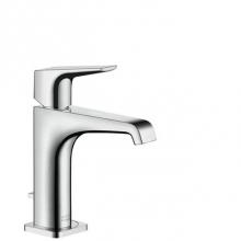 Axor 36110001 - Citterio E Single-Hole Faucet 125 with Lever Handle and Pop-Up Drain, 1.2 GPM in Chrome