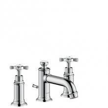Axor 16536001 - Montreux Widespread Faucet 30 with Cross Handles and Pop-Up Drain, 1.2 GPM in Chrome