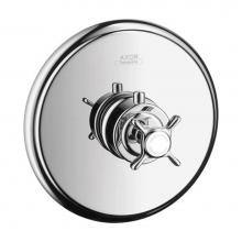 Axor 16816001 - Montreux Thermostatic Trim HighFlow with Cross Handle in Chrome