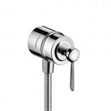 Axor 16883001 - Montreux Wall Outlet with Check Valves and Volume Control, Lever Handle in Chrome