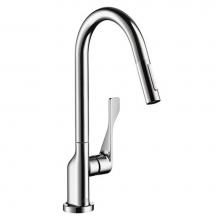 Axor 39835001 - Citterio HighArc Kitchen Faucet 2-Spray Pull-Down, 1.75 GPM in Chrome