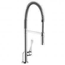 Axor 39840001 - Citterio Semi-Pro Kitchen Faucet 2-Spray, 1.75 GPM in Chrome
